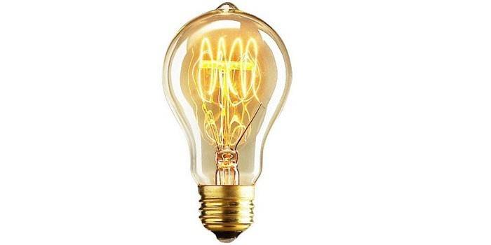 Lâmpada Edison Lâmpada Arte Edison LED-A19T-CL60