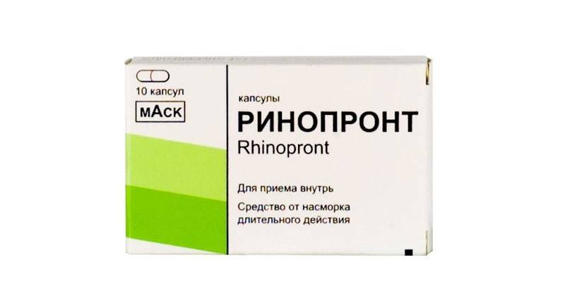 Rinopront medicína