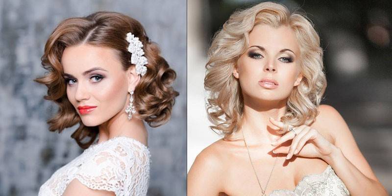 Noiva de penteado com cachos