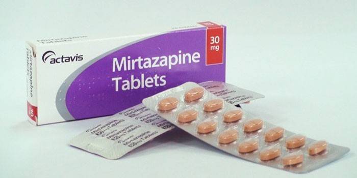 Comprimidos de mirtazapina