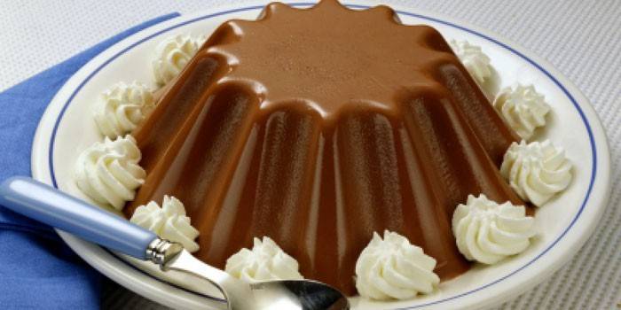 Chocolate Blanmange
