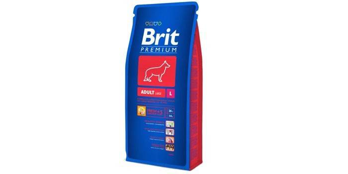 Krmivo pre psov Brit Premium Adult L