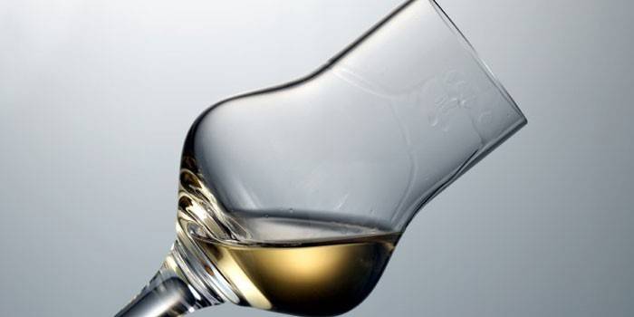 Grappa v pohári