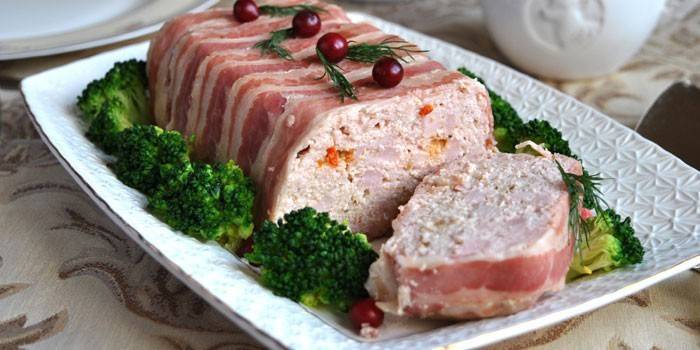 Terrina de cerdo con hígado