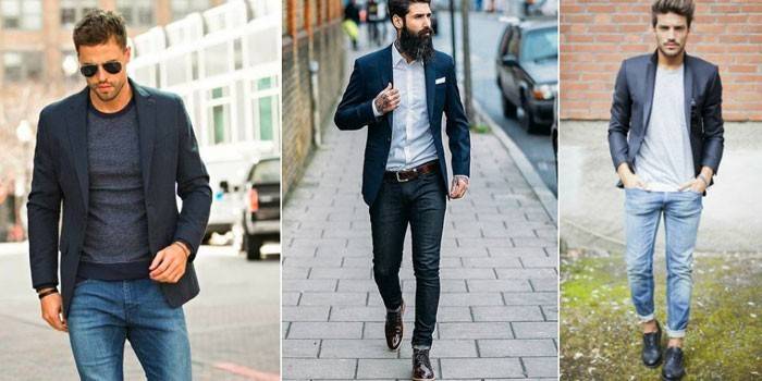 Como usar uma jaqueta com jeans para homens
