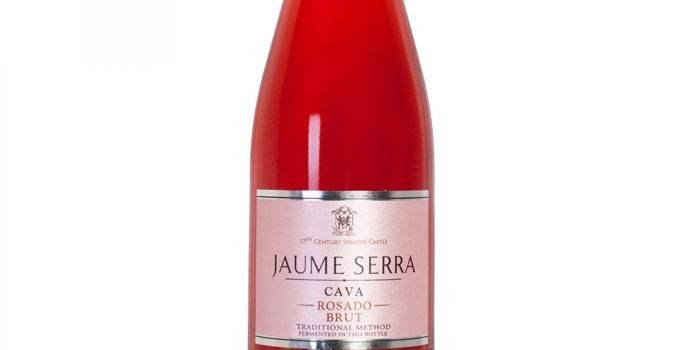 Vino espumoso rosado Jaume Serra Rosado