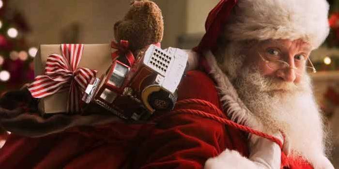 Papai Noel com presentes