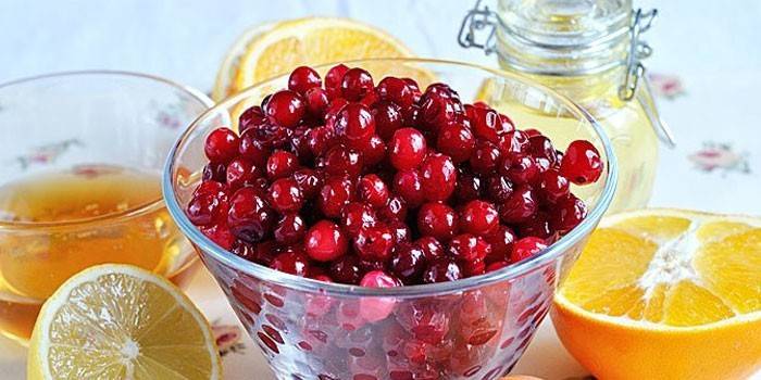 Cranberries com limão