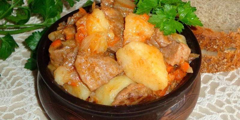 Con carne y papas