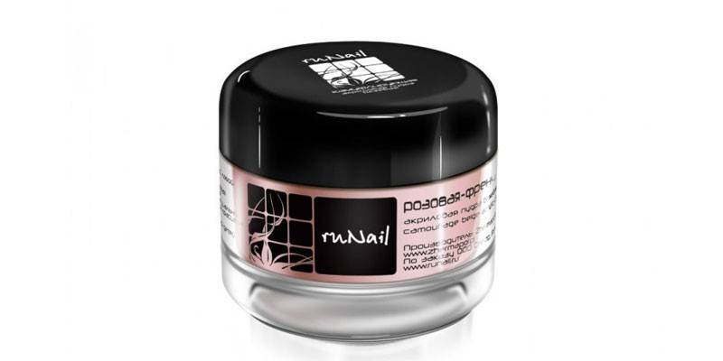 Pó rosa RuNail