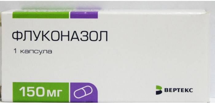 Fluconazole kapsula v balení