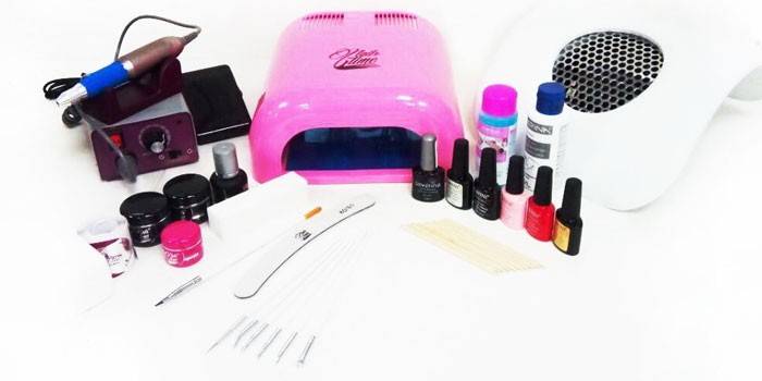 Kit de extensão de unhas