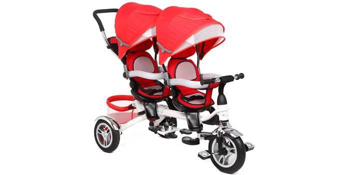 Capella Twin Trike 2015 Червен велосипед