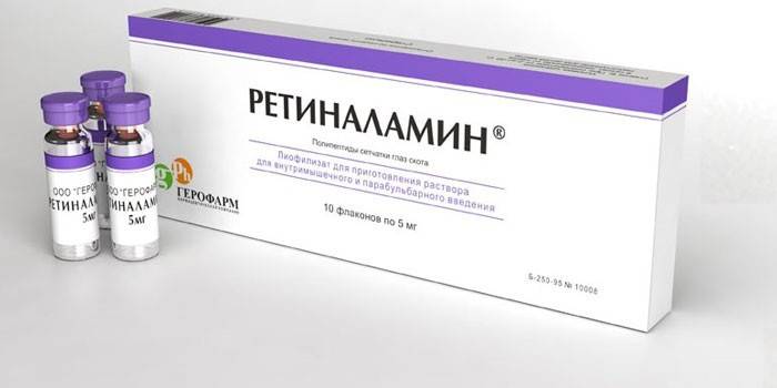 Retinalamina w fiolkach