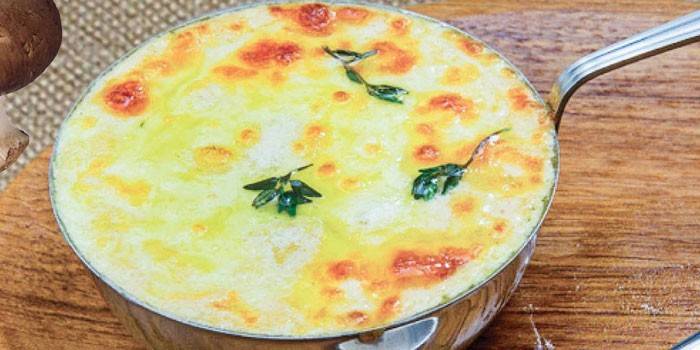 Con salsa bechamel