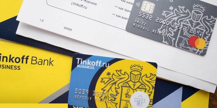 Tinkoff plastikowa karta