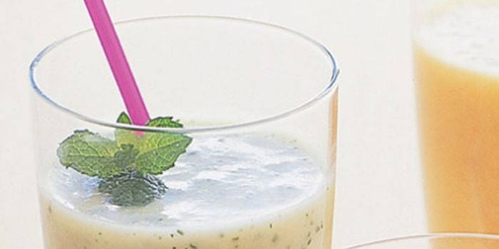 Frappe de menta