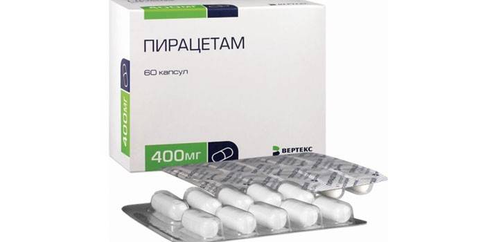 Kapsułki Piracetam w opakowaniu