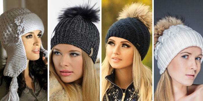 Modelos de sombreros de invierno juveniles