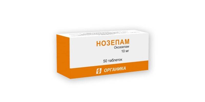 Nozepam tablety
