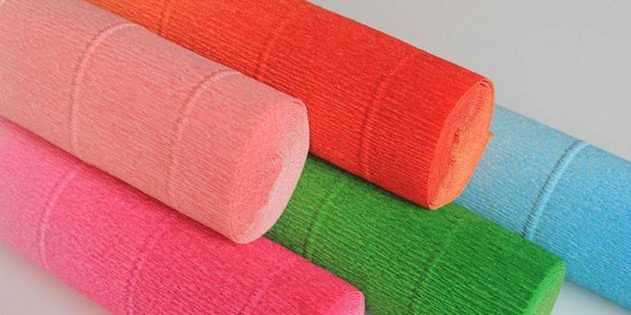 Kolorowy papier falisty