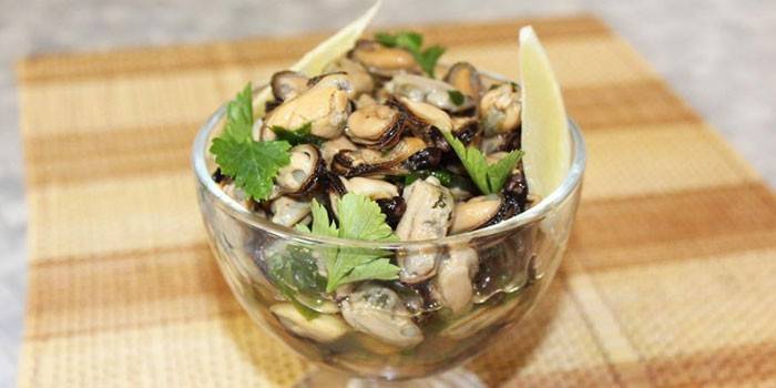 Salada de mexilhões