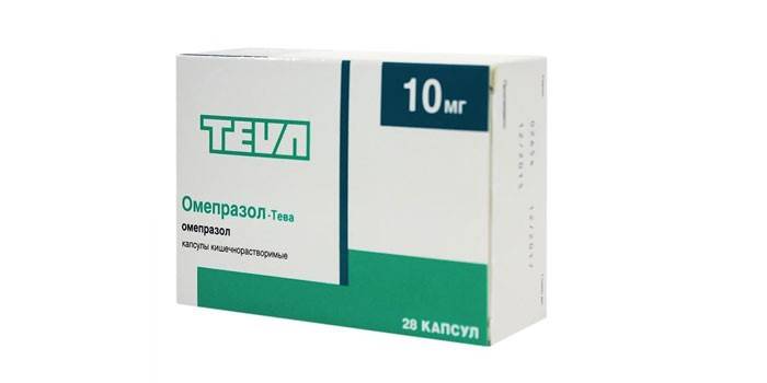 Omeprazol na chronickú gastritídu