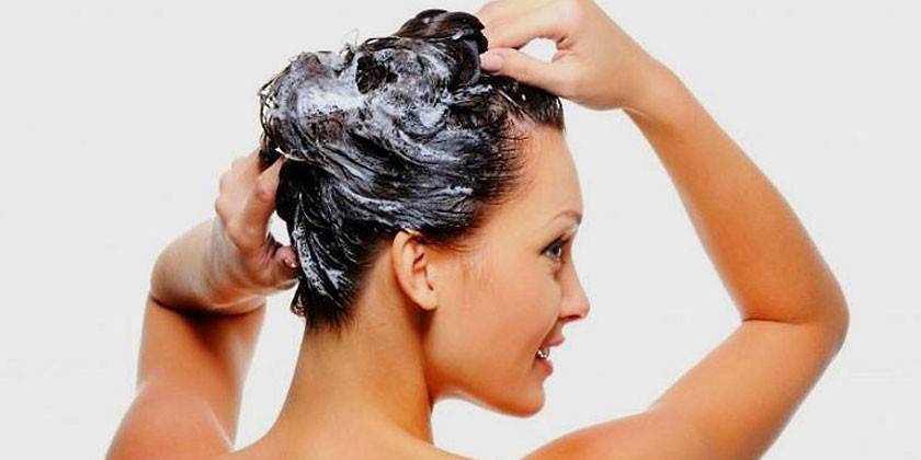 Menina, com, um, máscara, ligado, dela, cabelo