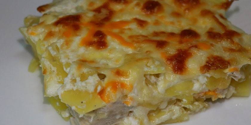 Cazuela de pollo con papas