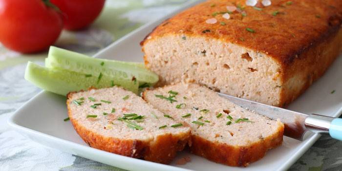 Terrina con lucio y verduras