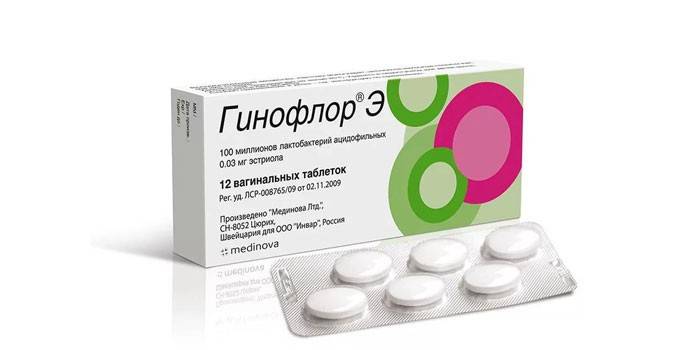 Vaginálne tablety Ginoflor E