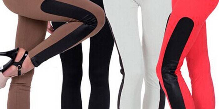 Leggings con inserciones