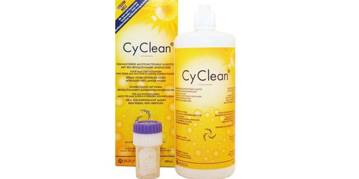 Solución de lentes Sauflon CyClean Night