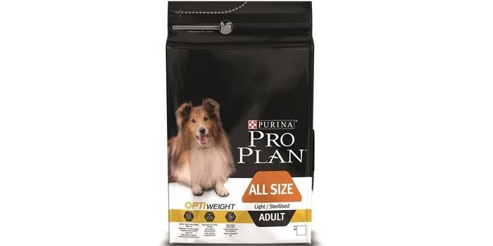 Krmivo pre psy Purina Pro Plan light
