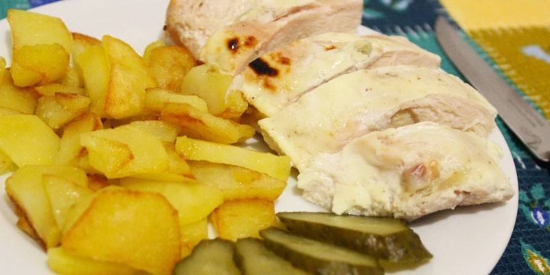 Cesnakový filet