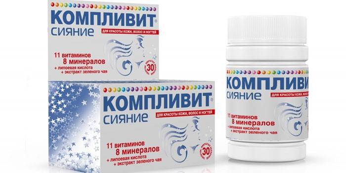 Las vitaminas completan el resplandor