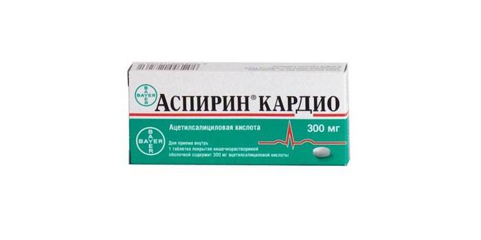 A droga Aspirina Cardio