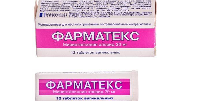 Comprimidos vaginais Pharmatex
