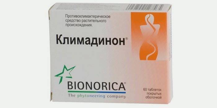Fytopreparácie Klimadinon na liečbu menopauzy