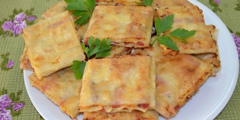 Koperty Lavash z mięsem