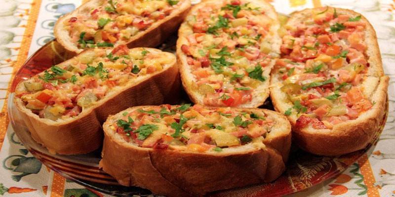 Szybka pizza z bagietkami