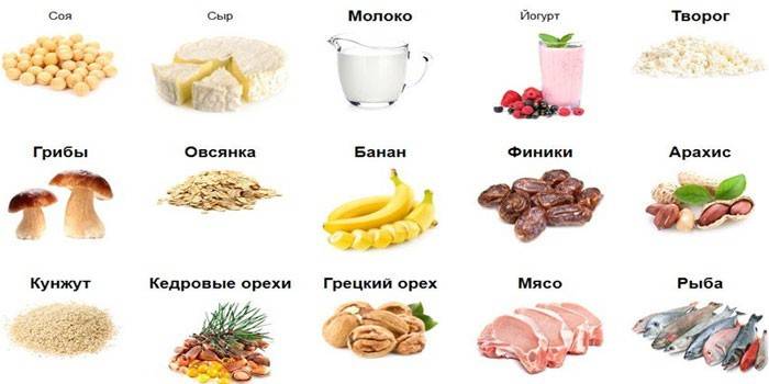 Alimentos contendo triptofano