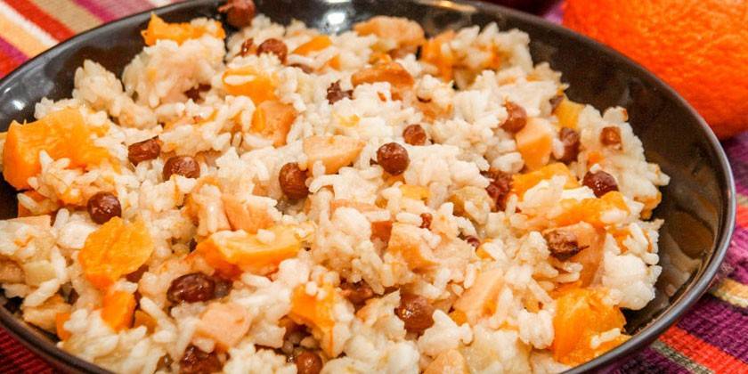 Pilaf com Abóbora