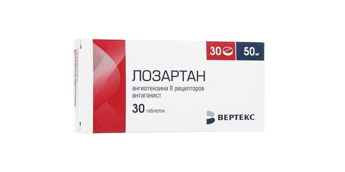 Losartan tablety
