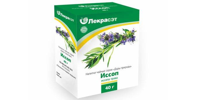 Té de hisopo