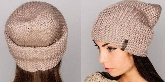Chica en un gorro