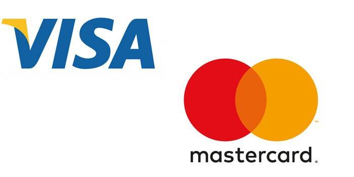 Logo Visa i Mastercard