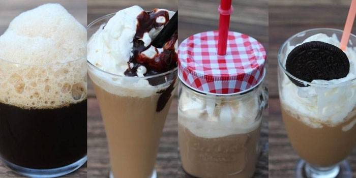 Opciones de café frío