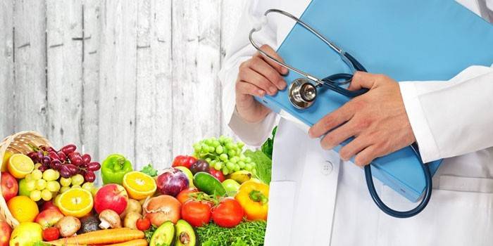 Medic, legumes e frutas