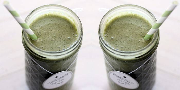 Smoothie de Chlorella e Pepino